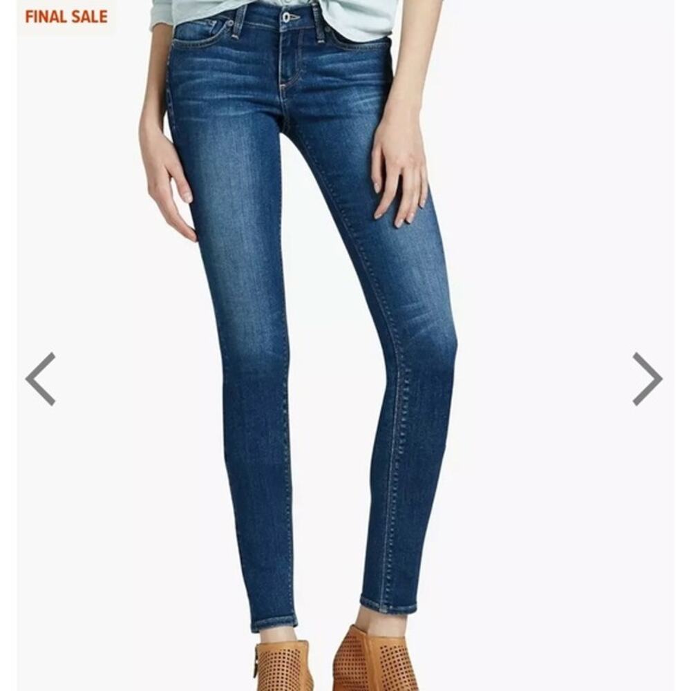 Lucky Brand NWT Women's Charlie Skinny Jeans Soft Stretch Low Rise 24 Ankle
